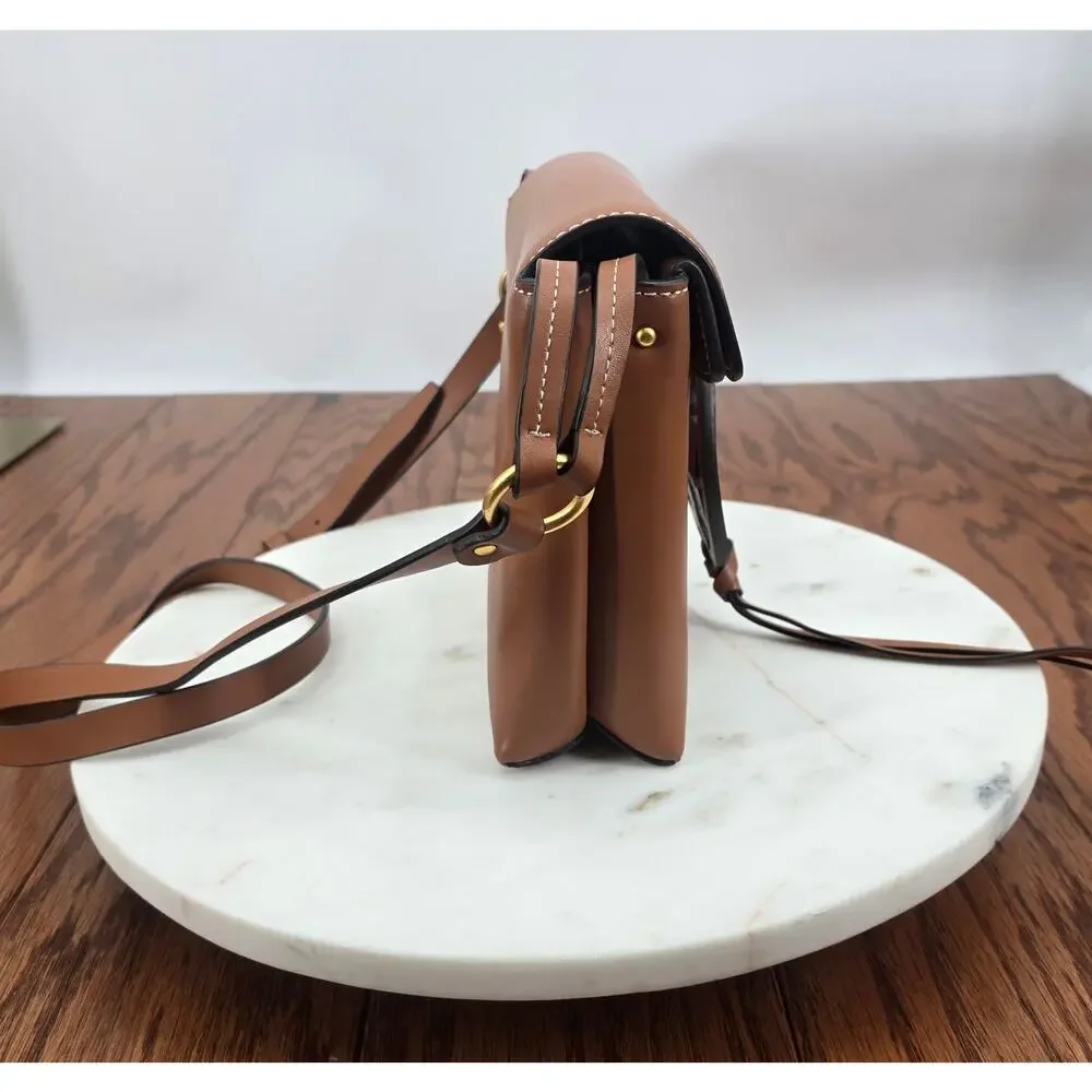 Tory Burch Minimalist Classic Miller Logo Leather Crossbody